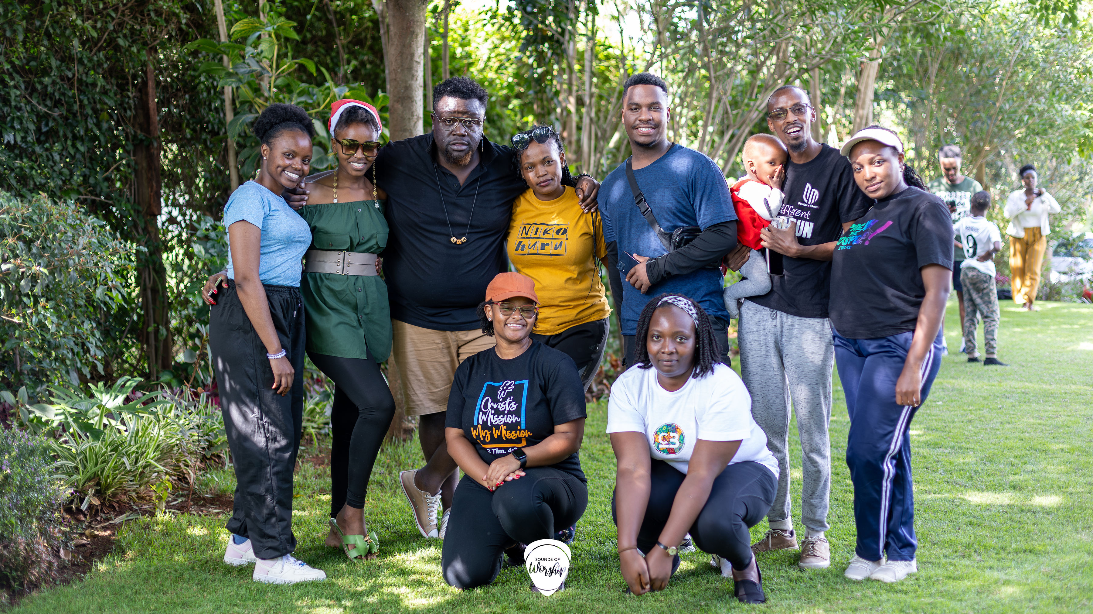 Worship team in Kenya